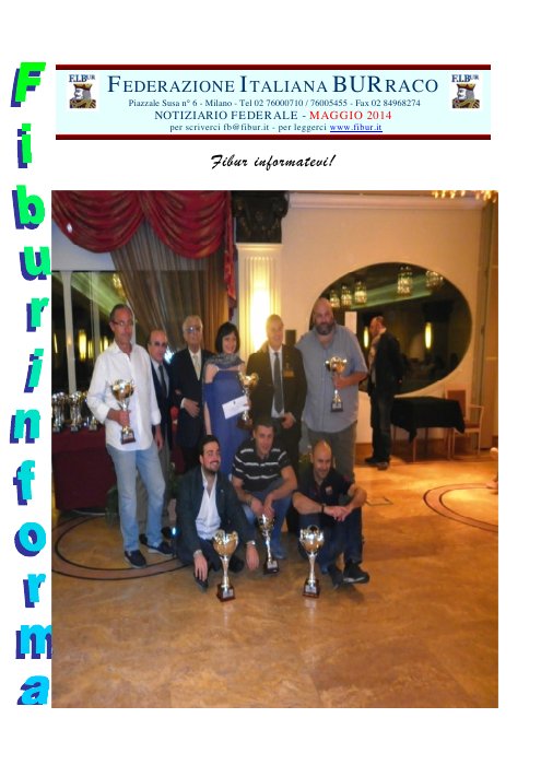 Copertina FIBUR Informa - Maggio 2014